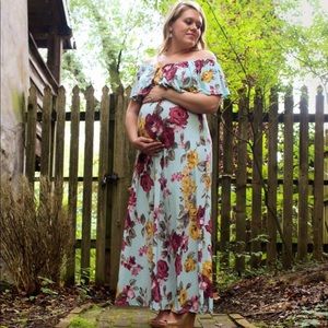 PinkBlush blue floral dress